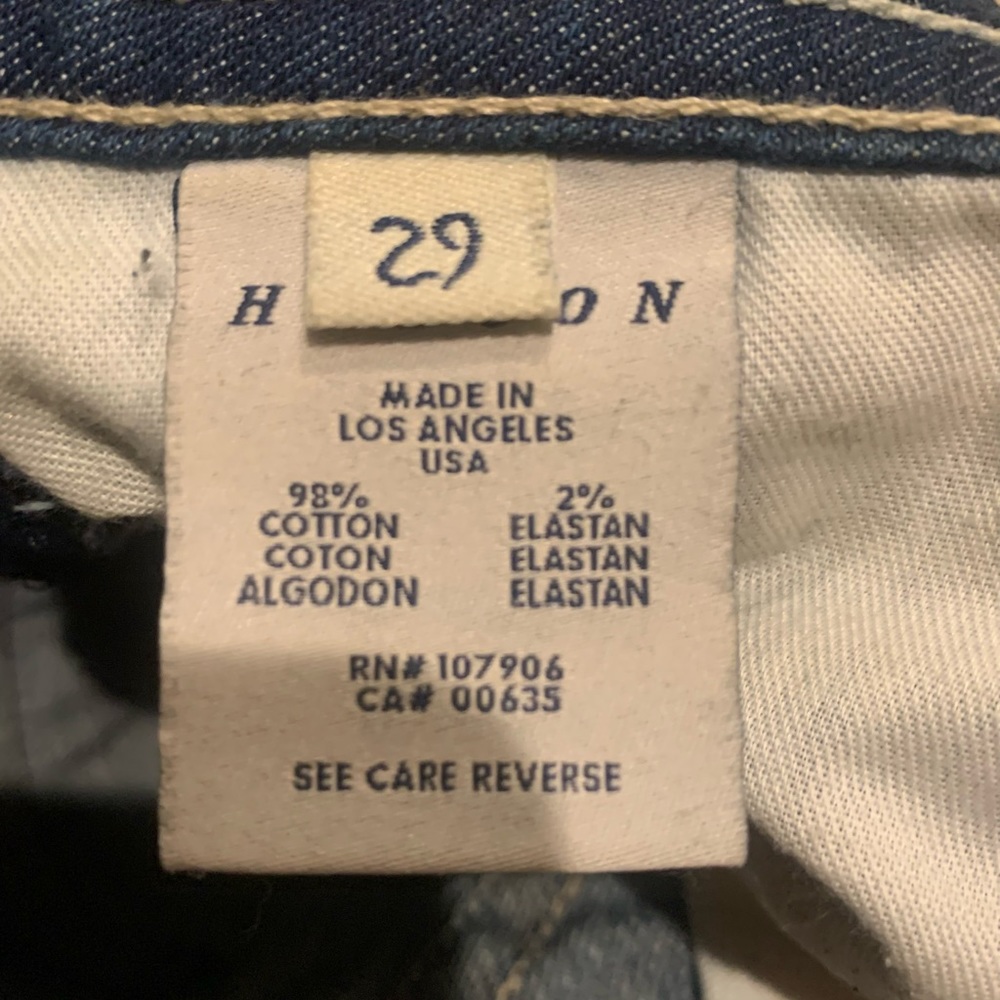 Hudson boot cut jeans size 29 - Picture 6 of 6